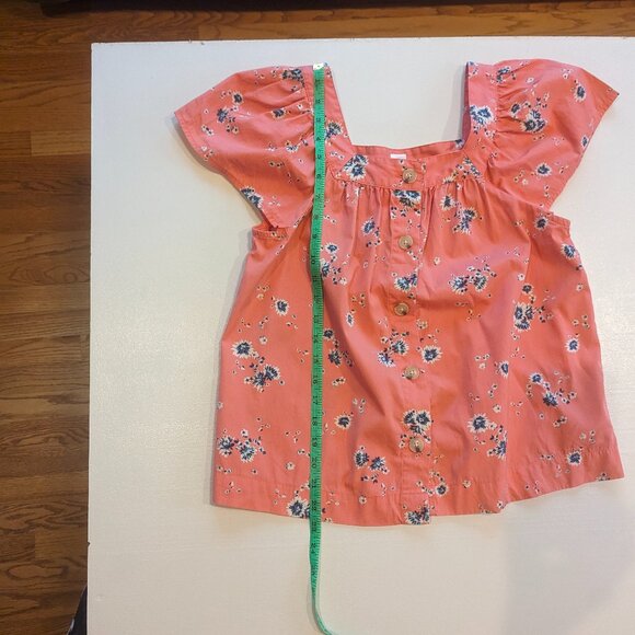 Gap XS Peach Boho Blouse - Picture 7 of 12
